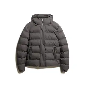 Doudoune à capuche en tweed Superdry image-0