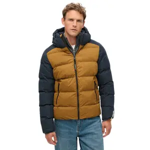 Doudoune à capuche Superdry Colour Block image-1