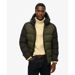 Doudoune à capuche Superdry Colour Block image-2