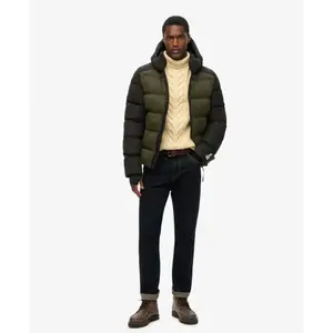 Doudoune à capuche Superdry Colour Block image-3