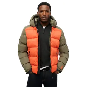 Plumífero con capucha Superdry Colour Block image-1