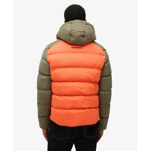 Plumífero con capucha Superdry Colour Block image-4