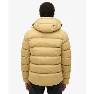 Hooded microfiber puffer jacket Superdry image-4