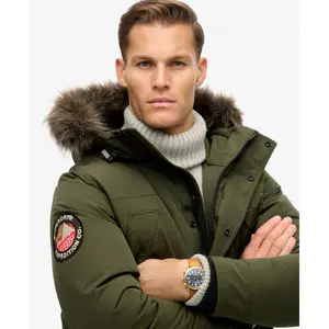 Parka em pele sintética Superdry Everest image-4