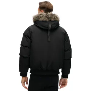 Faux fur bomber jacket Superdry Everest image-4