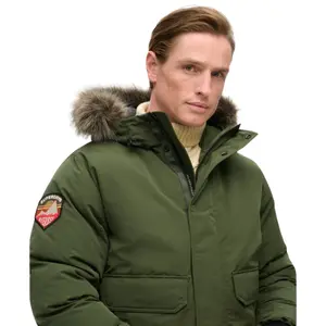 Faux fur bomber jacket Superdry Everest image-0