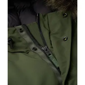 Faux fur bomber jacket Superdry Everest image-1