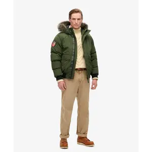 Faux fur bomber jacket Superdry Everest image-2