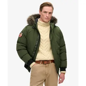 Faux fur bomber jacket Superdry Everest image-3