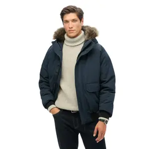 Faux fur bomber jacket Superdry Everest image-1