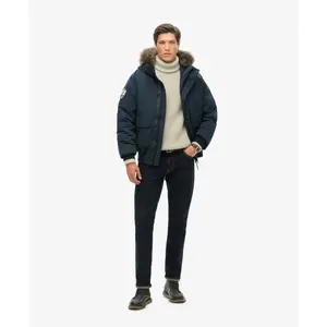 Faux fur bomber jacket Superdry Everest image-2