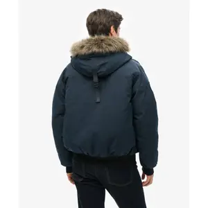 Faux fur bomber jacket Superdry Everest image-4