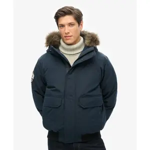 Faux fur bomber jacket Superdry Everest image-3
