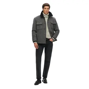 Wool work jacket Superdry Merchant Chore image-3