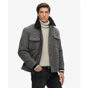 Wool work jacket Superdry Merchant Chore image-2