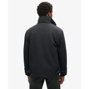Wool work jacket Superdry Merchant Chore image-4