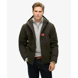 Lammfell-Hoodie Superdry Expedition Hybrid image-1