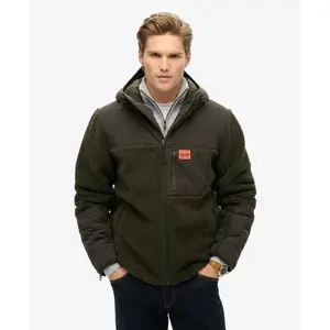 Lammfell-Hoodie Superdry Expedition Hybrid image-3
