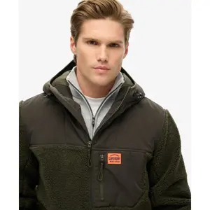 Lammfell-Hoodie Superdry Expedition Hybrid image-5