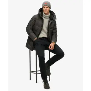 Chevron quilted jacket Superdry City image-2