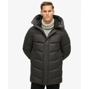 Chevron quilted jacket Superdry City image-1