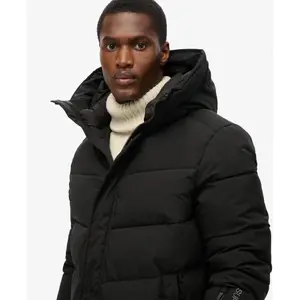 Herringbone puffer jacket Superdry City image-5