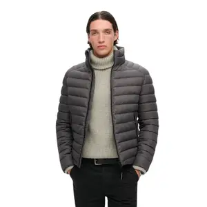Tweed puffer jacket Superdry Fuji image-1