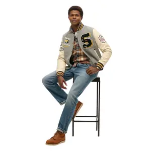 Bomber à écussons Superdry College image-3