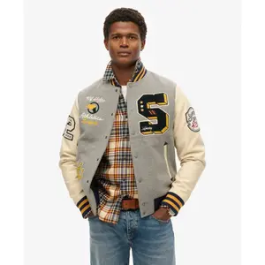 Bomber à écussons Superdry College image-2