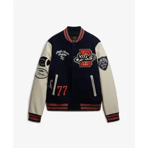 Casaco de fato de treino para desporto Superdry College Patched Varsity image-0