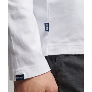 Camiseta de manga larga de algodón orgánico Superdry Vintage Logo image-3