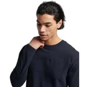 Organic cotton embroidered T-shirt Superdry Vintage Logo image-2