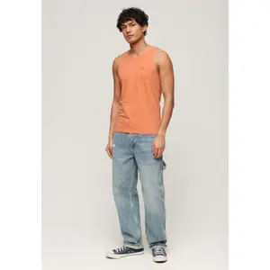 Camiseta de tirantes con textura Superdry Vintage image-2