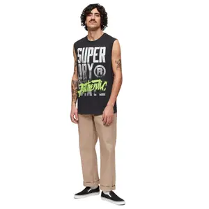 Camiseta sin mangas con logo Superdry Photograhic image-1