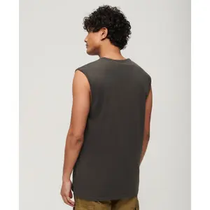 Camiseta sem mangas com estampa de tatuagem Superdry image-4