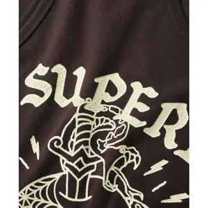 Camiseta sem mangas com estampa de tatuagem Superdry image-6