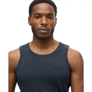 Camiseta sin mangas con logo Superdry Essential image-4