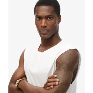 Débardeur à logo en coton biologique Superdry Essential image-4