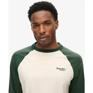 Langarmshirt Superdry Essential Logo Baseball image-3