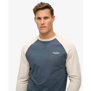 Langarmshirt Superdry Essential Logo Baseball image-4