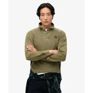 Long sleeve polo shirt Superdry Contrast Stitch image-1