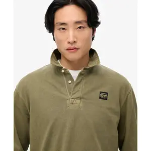 Long sleeve polo shirt Superdry Contrast Stitch image-3