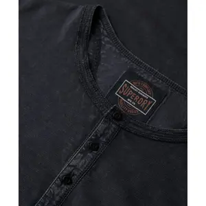 Camiseta de manga larga con cuello tunecino de jersey Superdry image-5