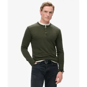 Camiseta de manga larga Superdry Slub Grandad image-1