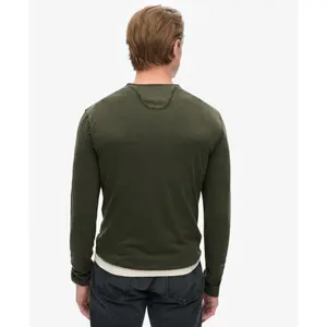 Camiseta de manga larga Superdry Slub Grandad image-3