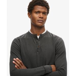 Long sleeve T-shirt Superdry Vintage Textured Grandad image-4