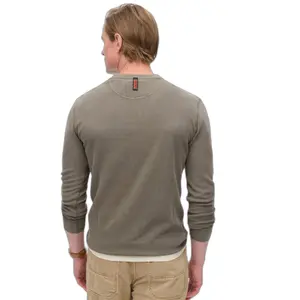 Long sleeve T-shirt Superdry Vintage Textured Grandad image-3