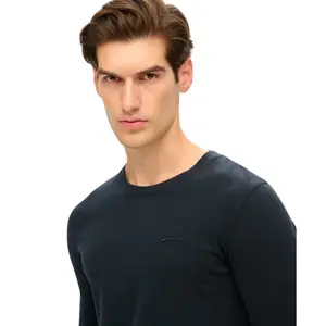 T-shirt met lange mouwen en logo Superdry Essential image-4