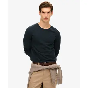 T-shirt met lange mouwen en logo Superdry Essential image-1