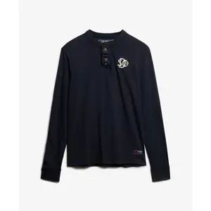 Long sleeve T-shirt Superdry Vintage Athletic Grandad image-0